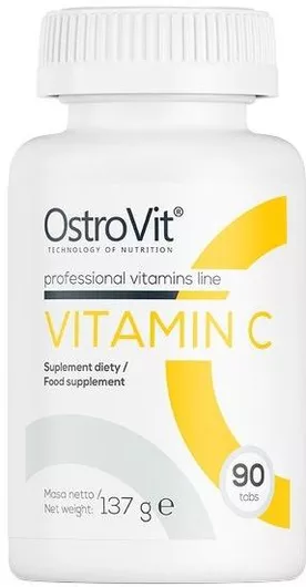 OstroVit Vitamin C Βιταμίνη για Ενέργεια & Ανοσοποιητικό 1000mg 90 Ταμπλέτες