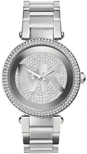 Γυναικείο Ρολόι Michael Kors Parker με Μεταλλικό Μπρασελέ Ασημί