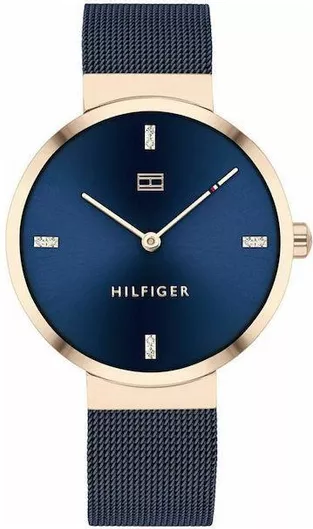 Γυναικείο Ρολόι Tommy Hilfiger Liberty με Μεταλλικό Μπρασελέ Μπλε 