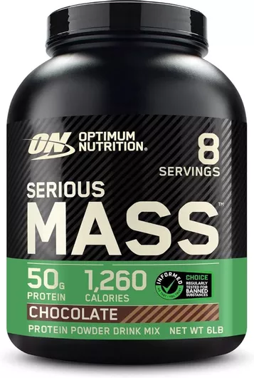 Optimum Nutrition Serious Mass Πρωτεΐνη Ορού Γάλακτος με Γεύση Chocolate 2.73kg
