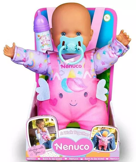 Μωρό Κούκλα Giochi Preziosi Nenuco Βόλτα Μαζί Σου 35cm για 3+ Ετών