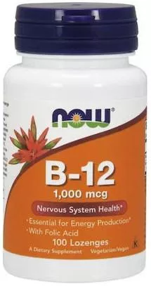 Vitamin B12 1000mcg Now Foods 100 Ταμπλέτες