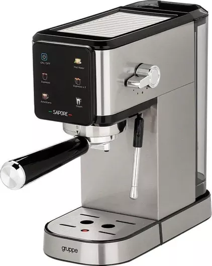 Gruppe Μηχανή Espresso 1350W Πίεσης 20bar Inox CM5106