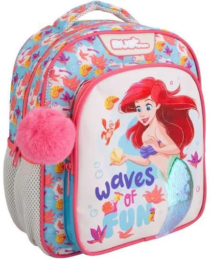 Σχολική Τσάντα Νηπίου Princess Πλάτης Disney Ariel Waves Of Fun Πολύχρωμο