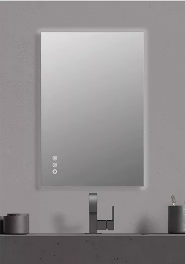 Καθρέπτης Μπάνιου Forall Led Luxury Αντιθαμβωτικός με διακόπτη Αφής Αδιάβροχος IP54 100x80cm