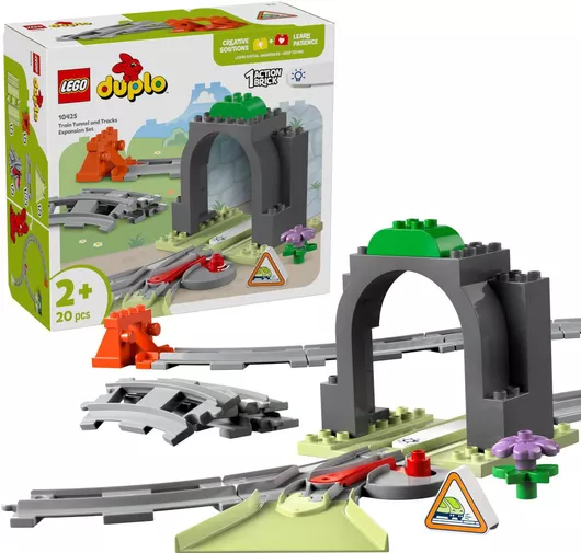 Lego Duplo Train Tunnel & Tracks Expansion Set για 2+ Ετών #10425