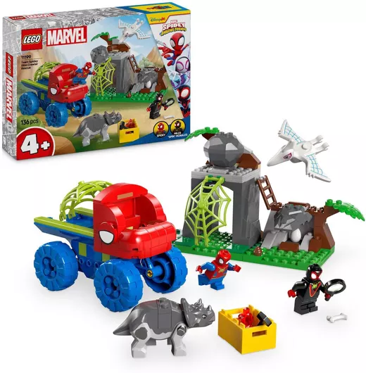 Lego Super Heroes: Team Spidey Dino Crawler Rescue για 4+ Ετών #11199