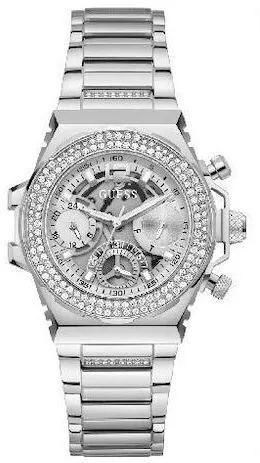 Γυναικείο Ρολόι Guess Ladies με Μεταλλικό Μπρασελέ Γκρι 