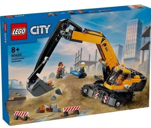 Lego City: Yellow Construction Excavator για 8+ Ετών #60420