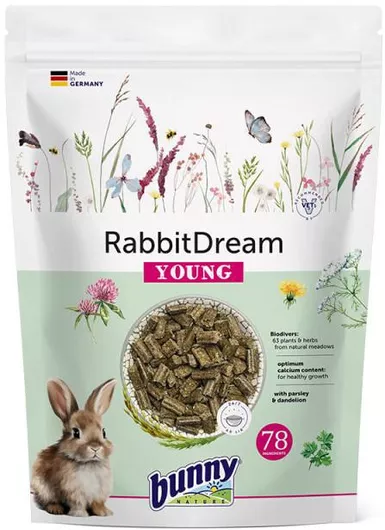 Τροφή για Κουνέλια Bunny Rabbit Dream Young 600gr