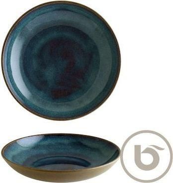 Σαλατιέρα Bonna Sphere Ocean από Πορσελάνη Μπλε 23x23cm Σετ 12τμχ