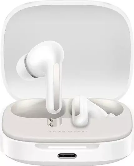 Bluetooth Handsfree Xiaomi Redmi Buds 6 In-ear με Θήκη Φόρτισης/Μείωση Θορύβου Μικροφώνου Λευκό