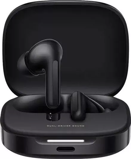 Bluetooth Handsfree Xiaomi Redmi Buds 6 BHR9251GL In-ear Ασύρματα με Θήκη Φόρτισης/Μείωση Θορύβου Μικροφώνου Μαύρο