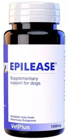 Συμπλήρωμα Διατροφής Σκύλου Vet Plus Epilease για την Επιληψία 1000mg 60 Κάψουλες