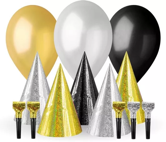 Σετ Party με Καπέλα Μπαλόνια & Καραμούζες Σετ 13τμχ 