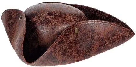 Αποκριάτικο Καπέλο Πειρατή Ενηλίκων Καφέ