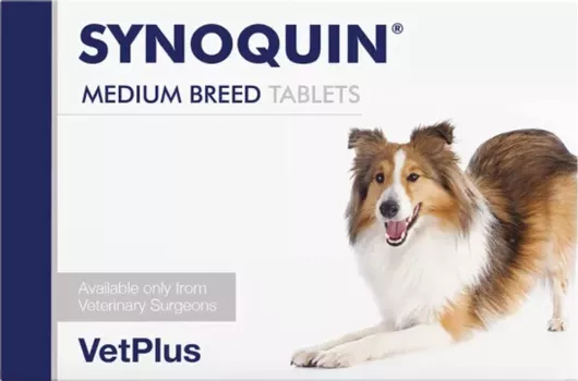 Συμπλήρωμα Διατροφής Σκύλου VetPlus Synoquin Efa Medium Breed 30 Ταμπλέτες