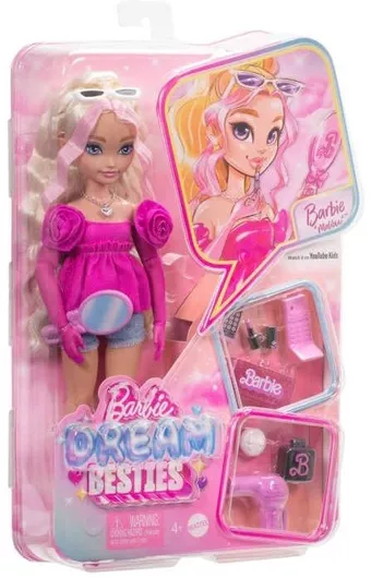 Κούκλα Barbie Mattel Dream Besties Barbie Malibu για 4+ Ετών