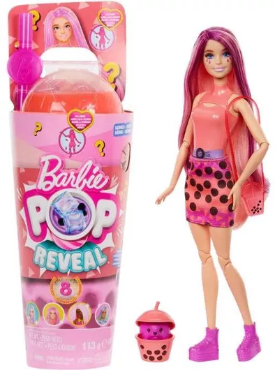 Κούκλα Barbie Mattel Pop Reveal Bubble Tea Μάνγκο για 3+ Ετών