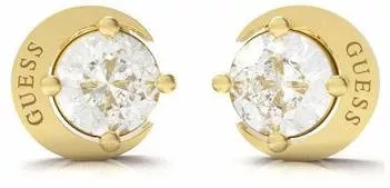 Γυναικεία Σκουλαρίκια Κρίκοι Guess από Ατσάλι με Πέτρες 