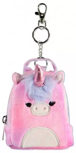 Μπρελόκ GIM Mίνι Λούτρινο Τσαντάκι Squishmallows Micro Lola