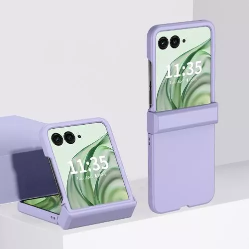 Σετ Θήκη Κινητού Back Cover για Motorola Razr 50 Ultra 3τμχ Πλαστικό Λιλά