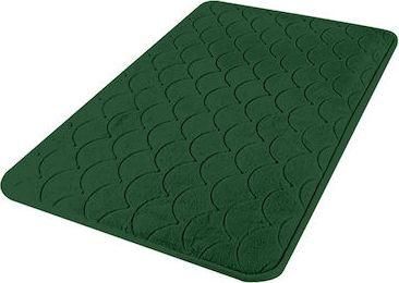 Πατάκι Μπάνιου Urban Living Αντιολισθητικό Memory Foam Barney’s 24596 Σκούρο Πράσινο 50x120cm