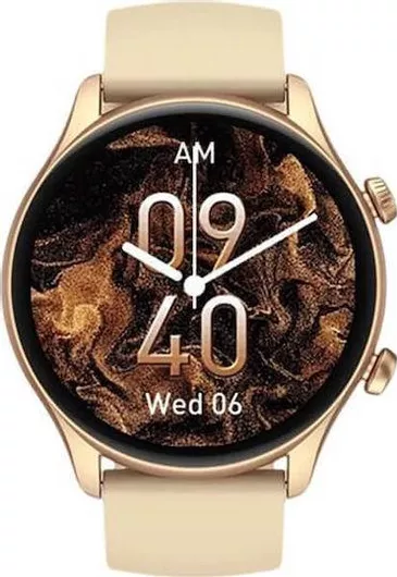 Zeblaze Btalk 3 Plus 46mm Smartwatch με Παλμογράφο Χρυσό