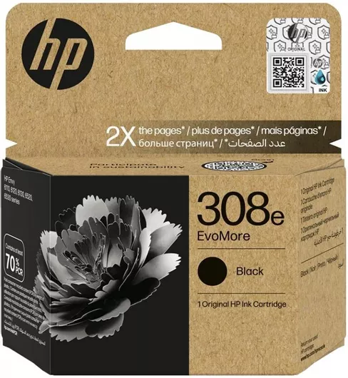 HP Γνήσιο Μελάνι Εκτυπωτή InkJet Μαύρο 7FP22UE