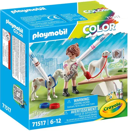 Playmobil Color Εκπαίδευση Σκύλων για 6+ Ετών #71517