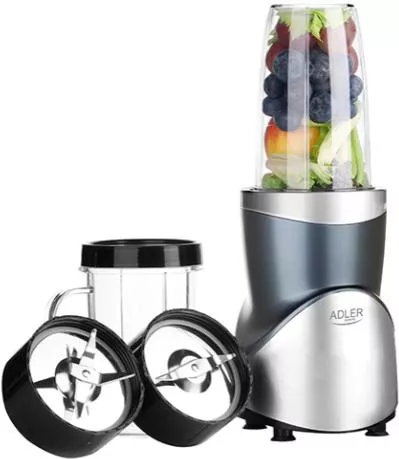 Μπλέντερ για Smoothies Φορητό με Πλαστική Κανάτα 0.4lt Μπλε