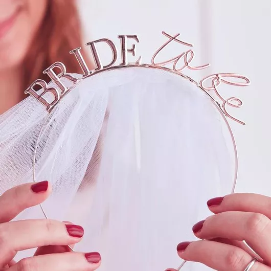 Στέκα με Πέπλο "Bride to Be" 