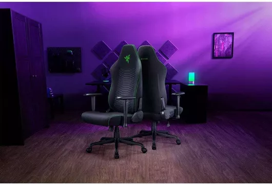 Καρέκλα Gaming Razer Iskur V2 X με Ρυθμιζόμενα Μπράτσα Υφασμάτινη Μαύρο/Πράσινο