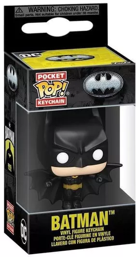 Μπρελόκ Funko Pocket Pop! DC: Batman 85th Anniversary Batman Vinyl Μαύρο