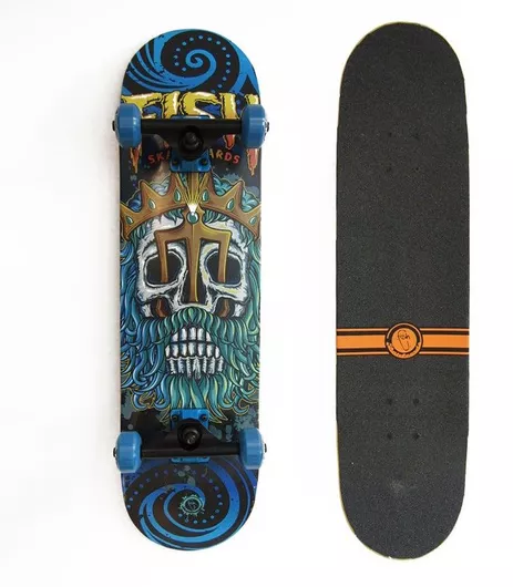 Complete Skateboard Fish Skateboards 8'' Poseidon Fish