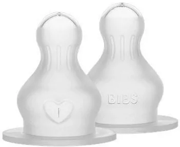 Θηλές Bibs Σιλικόνης Αργής Ροής για 0+ Μηνών Σετ 2τμχ