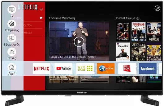 United Smart Τηλεόραση 32" HD Ready LED UN32342S 2024
