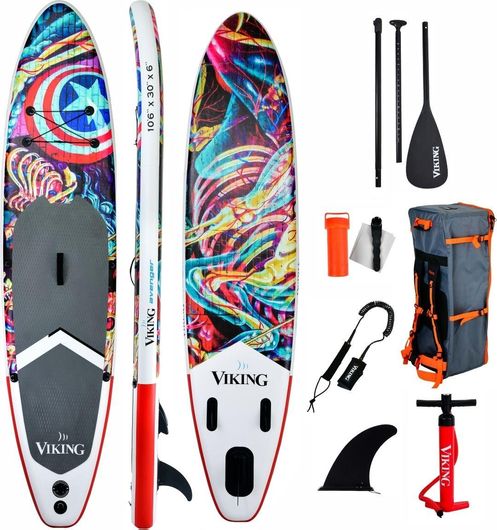 Σανίδα SUP Viking Avenger 10′ 6” Φουσκωτή με Μήκος 3.2m
