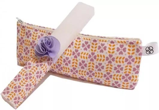 Πασχαλινή Λαμπάδα Decorativo Handmade Σετ με Νεσεσέρ 2τμχ Πολύχρωμο