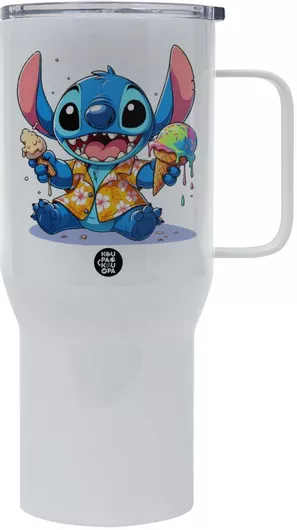 Θερμός Κούπα Stitch Ice Cream 750ml Λευκό