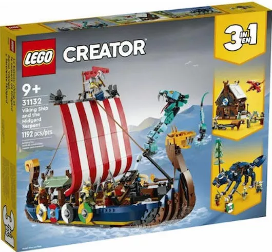 Lego Creator Viking Ship and The Midgard Serpent για 9+ Ετών #31132