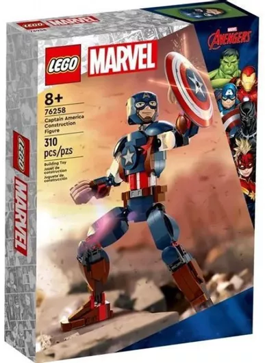 Lego Super Heroes Captain America Construction Figure για 8+ Ετών #76258