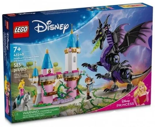 Lego Disney Princess Maleficent's Dragon Form and Aurora's Castle για 7+ Ετών #43240