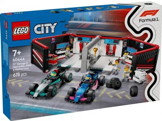 Lego City: F1 Garage & MercedesAMG & Alpine Cars για 7+ Ετών #60444