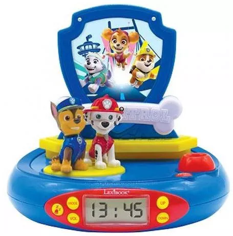 Επιτραπέζιο Ρολόι Lexibook Paw Patrol Ψηφιακό με Ξυπνητήρι