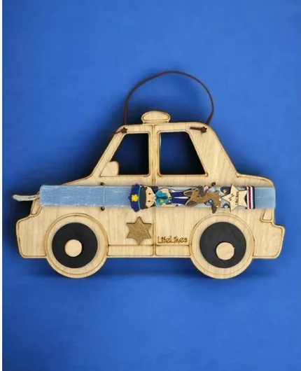 Πασχαλινή Λαμπάδα Life Likes με Στολίδι Κουτάβι Αστυνομικός Μπλε