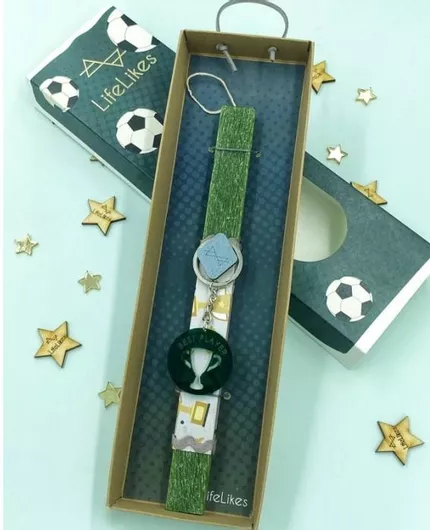 Πασχαλινή Λαμπάδα Life Likes με Στολίδι με Ποδόσφαιρο Πράσινο