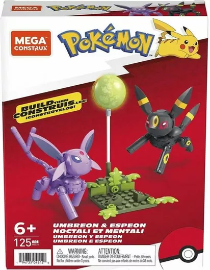 Τουβάκια Mega Pokemon Umbreon & Espeon #HGC21 για 6+ Ετών Σετ 125τμχ