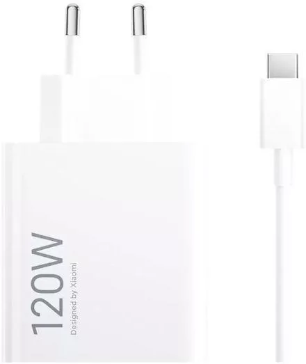 Φορτιστής Xiaomi με Θύρα USB-A & Καλώδιο USB-C 120W Λευκό