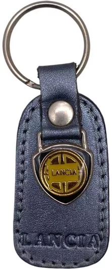 Μπρελόκ Lancia από Δέρμα Γκρι